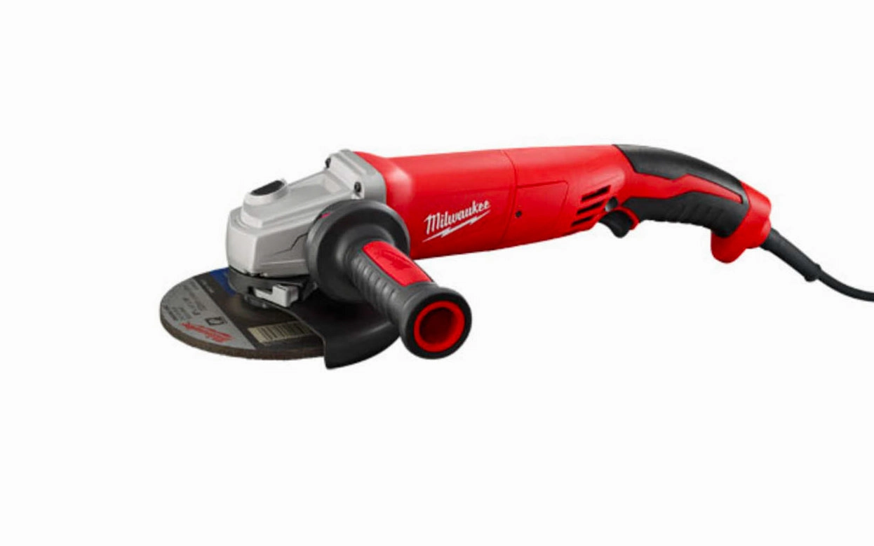 Milwaukee 13 Amp 5" Small Angle Grinder Trigger Grip, Lock-On ~ 6124-30