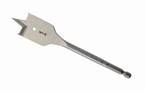 Milwaukee 1" Flat Boring Spade Bit ~ 6" Long