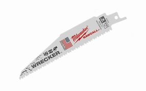 Milwaukee 6" Reciprocating Saw Blade "Demolition" - 7/11 T