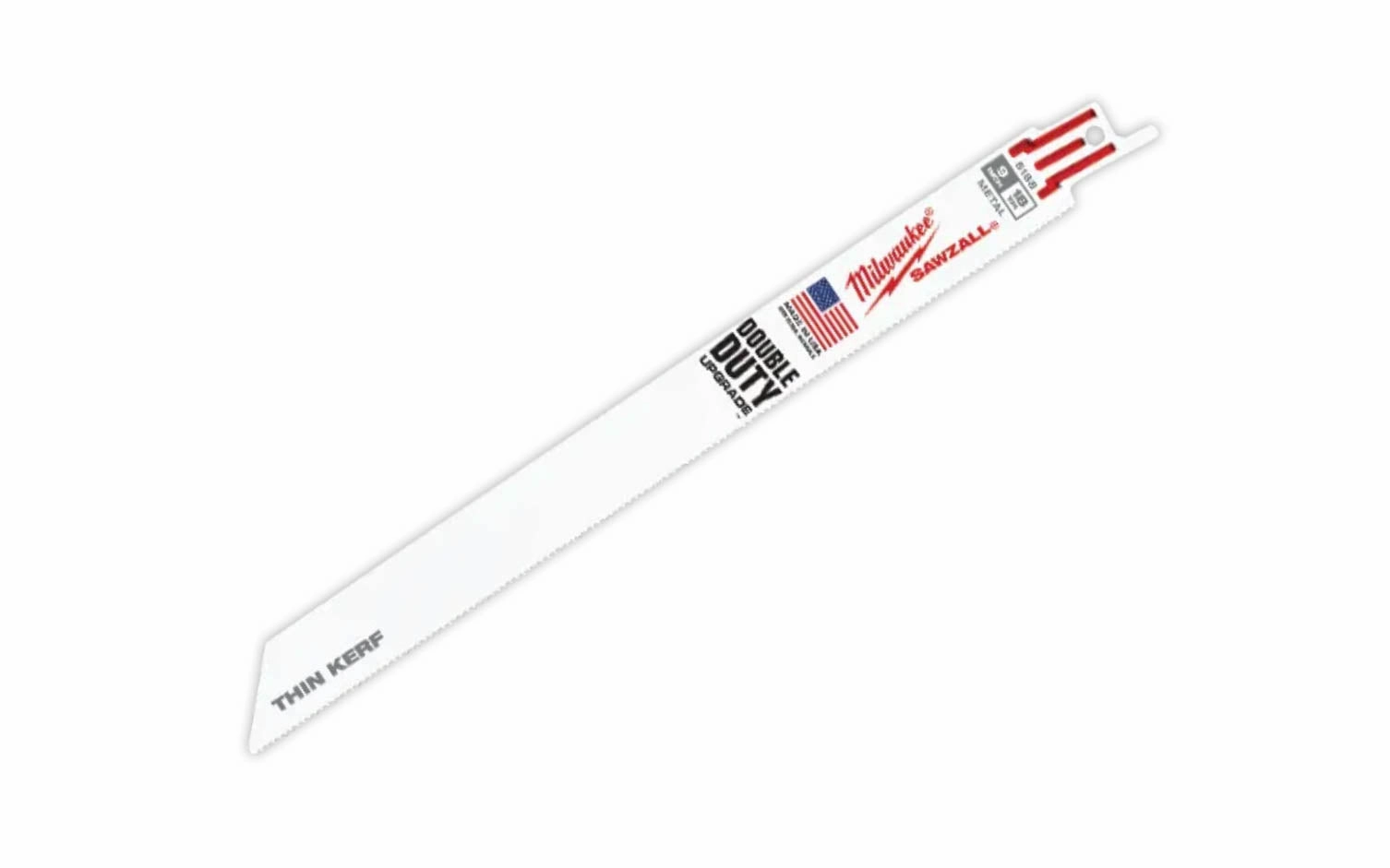 Milwaukee 9" Reciprocating Saw Blade "Double Duty" - 18 T
