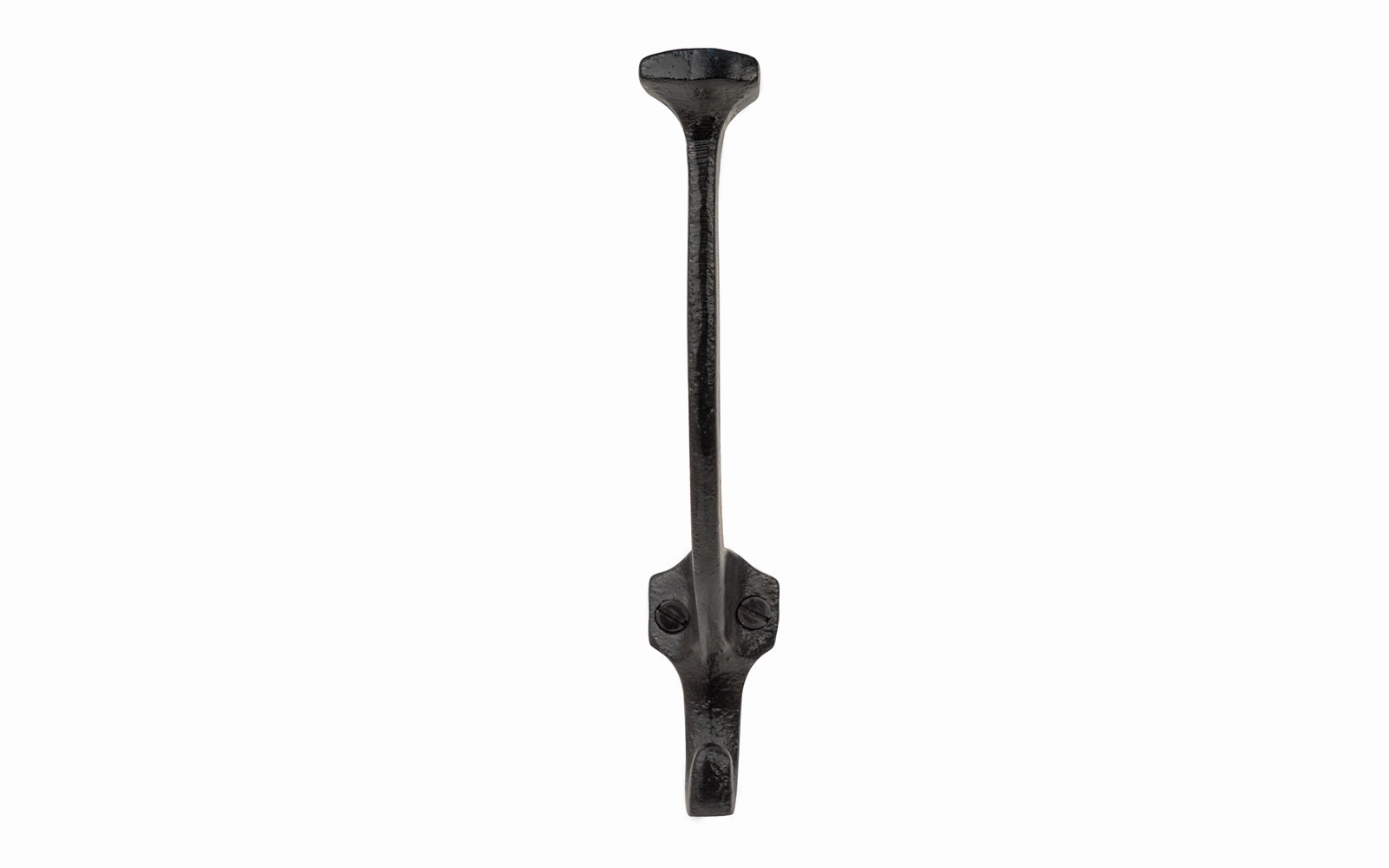 Mission-Style Black Cast Iron Hall Tree Hook