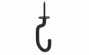 Modern Ceiling Hook - Black Finish