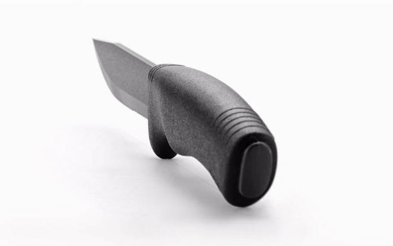 Mora Bushcraft Black Stainless Steel Knife ~ Partial Serration