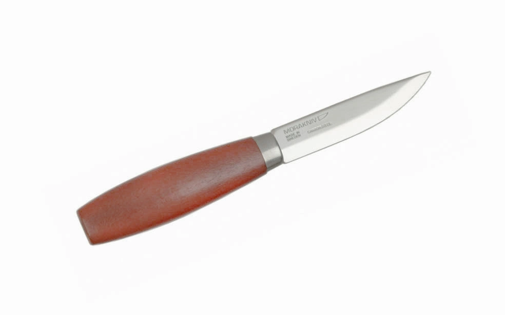 Mora Classic Carbon Steel Knife ~ Red Birchwood Handle