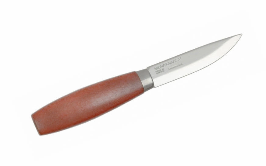 Mora Classic Carbon Steel Knife ~ Red Birchwood Handle