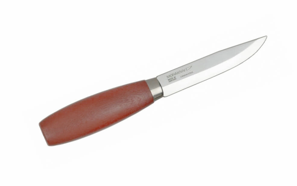 Mora Classic Carbon Steel Knife ~ Red Birchwood Handle