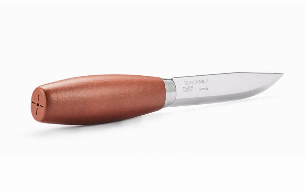 Mora Classic Carbon Steel Knife ~ Red Birchwood Handle