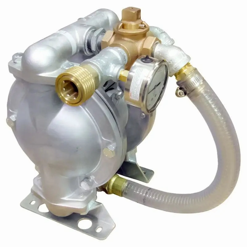 MTP  25A 1" Double Diaph. Pump for Liquid Chemicals, 25 GPM