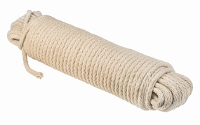 Natural Cotton Braided Sash Cord ~ #10 Size - 5/16" x 100'