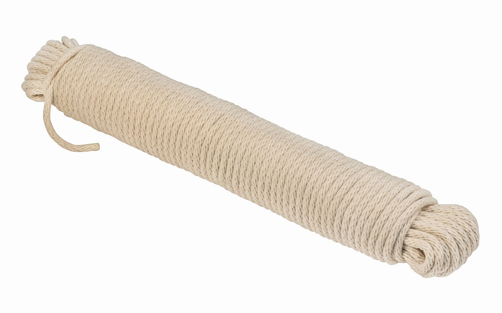 Natural Cotton Braided Sash Cord ~ #6 Size - 3/16" x 100'