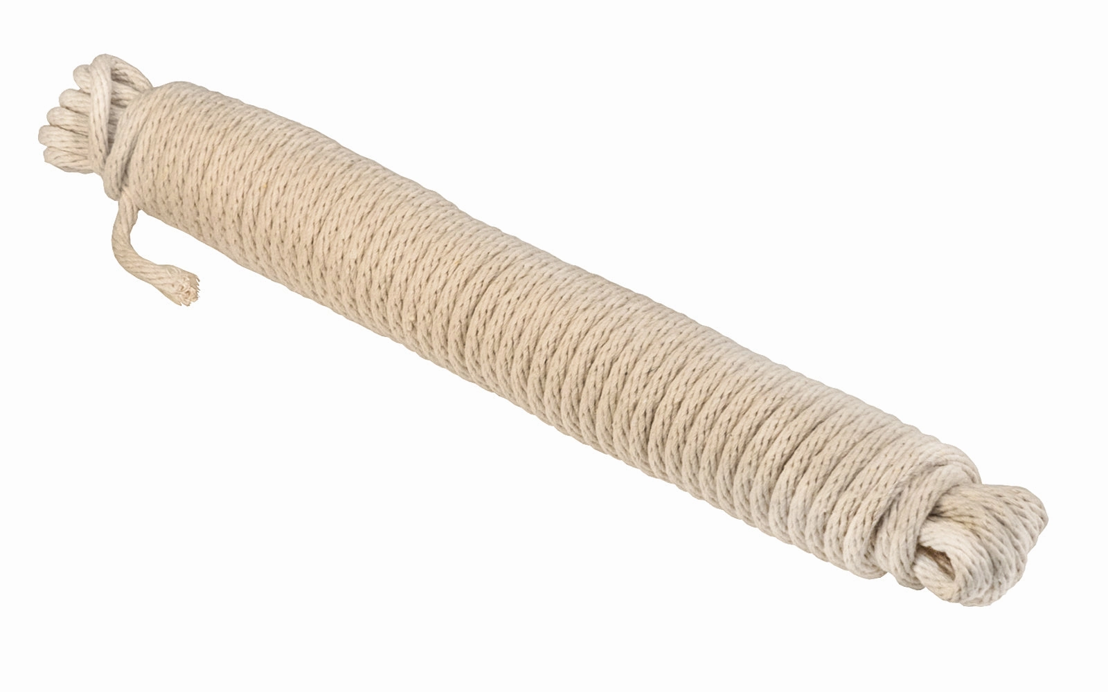 Natural Cotton Braided Sash Cord ~ #8 Size - 1/4" x 50'