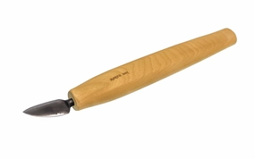 North Bay Forge Double-Edge Shallow Bent Carving Knife ~ BN-1