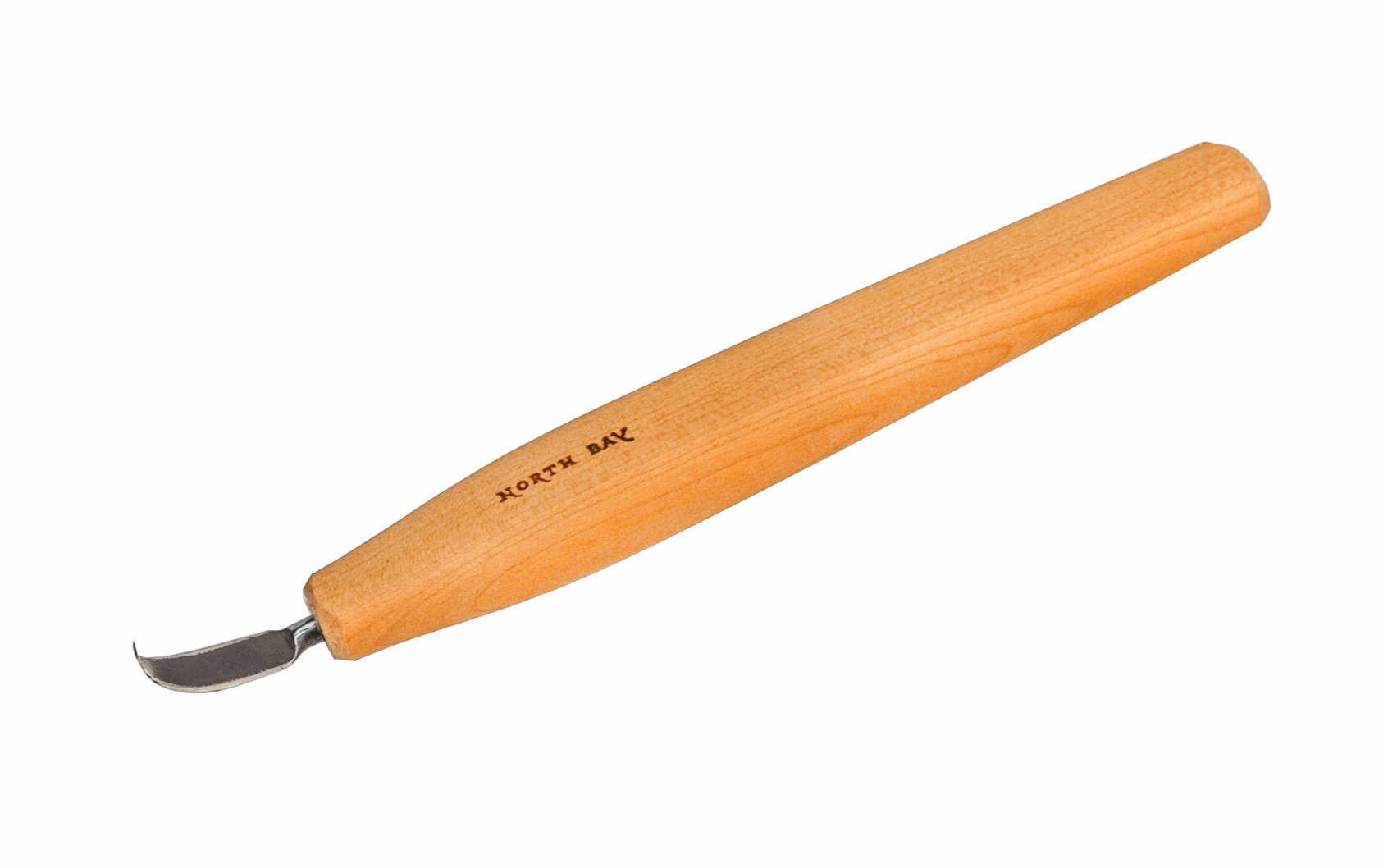 North Bay Forge Mini Double-Edge General Bent Carving Knife ~ mBN-G