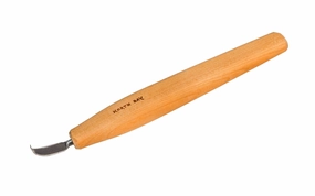 North Bay Forge Mini Double-Edge General Bent Carving Knife ~ mBN-G