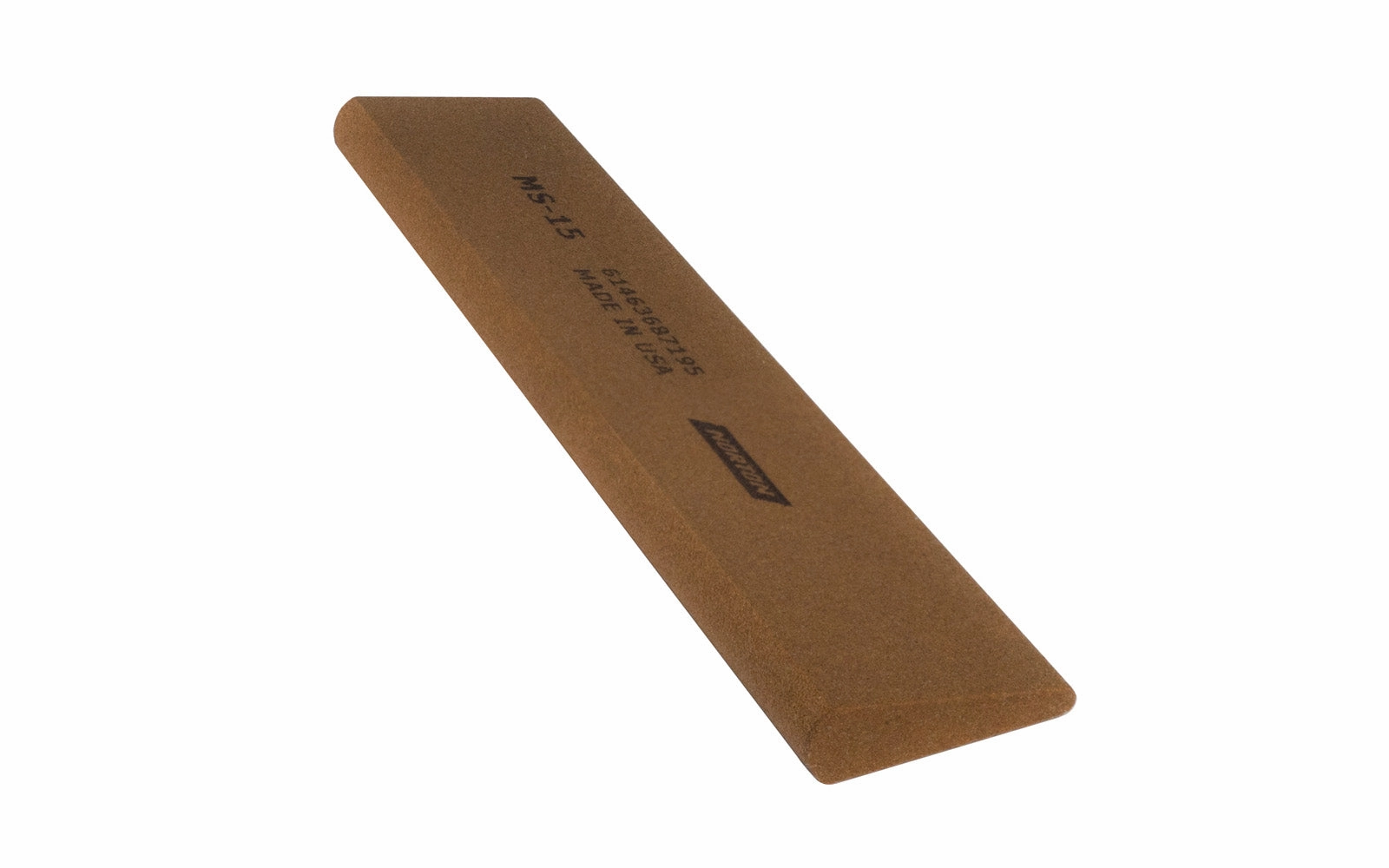 Norton Round Edge Medium Slip Stone 5" x 1" x 5/16" x 3/32"