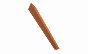 Norton Taper Triangle File Stone 4" x 1/2" x 1/4"
