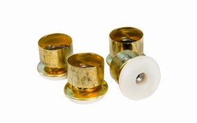 Nylon-Base Brass Ferrule Swivel Glides ~ Made in USA