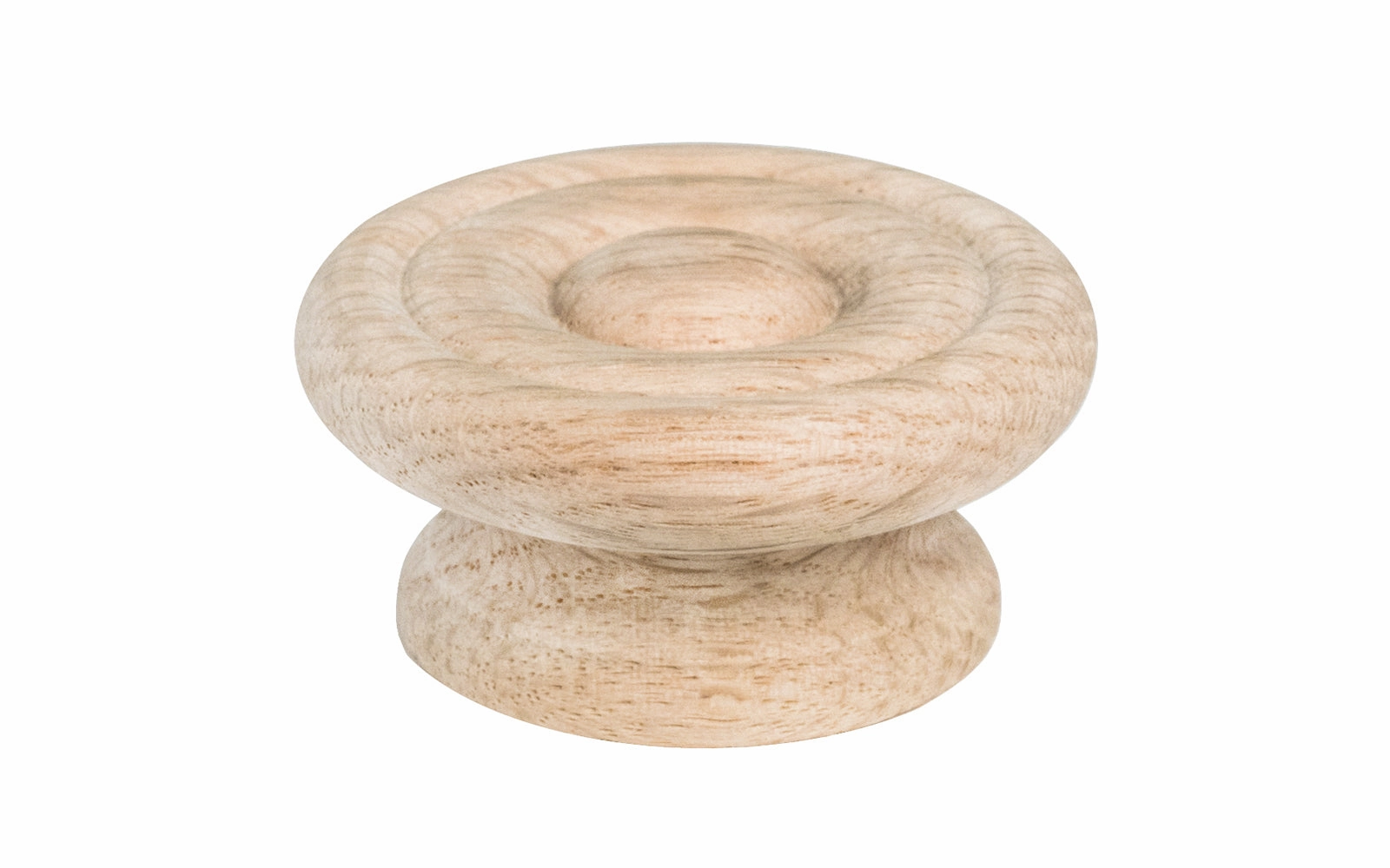 Oak Wood Cabinet Knob with Ring-Design