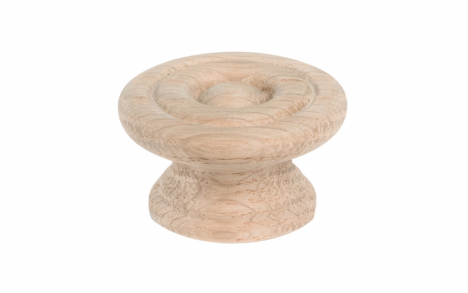 Oak Wood Cabinet Knob with Ring-Design