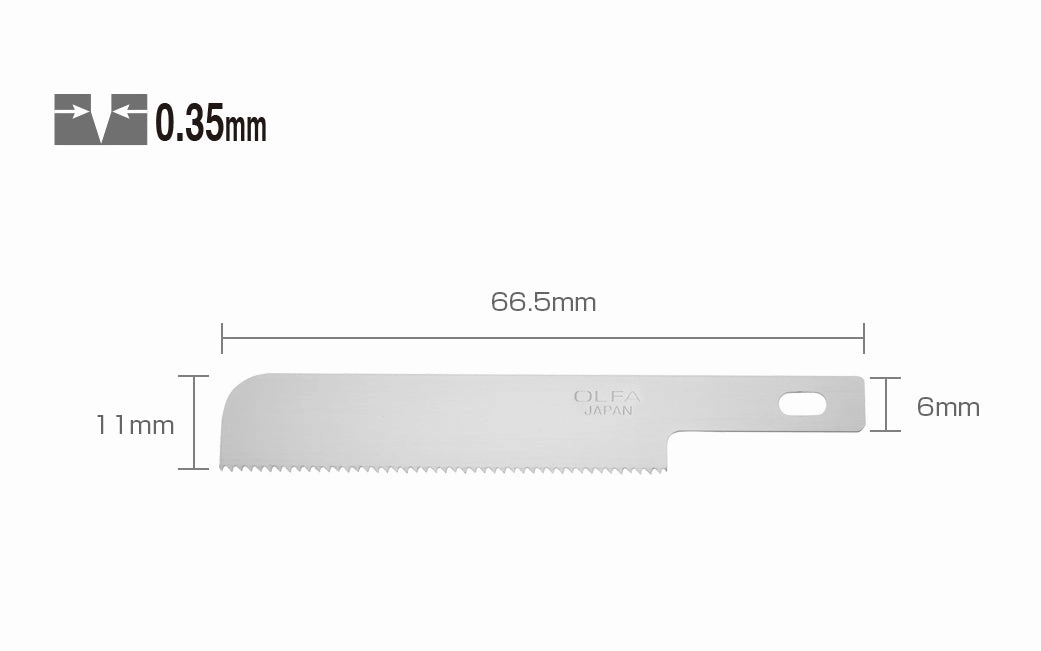 Olfa "KB4-WS/3" Precision Saw Art Blades - 5 Pack