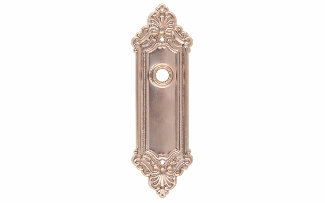 Ornate Brass Escutcheon Door Plate