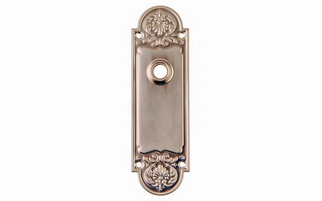 Ornate Brass Escutcheon Door Plate