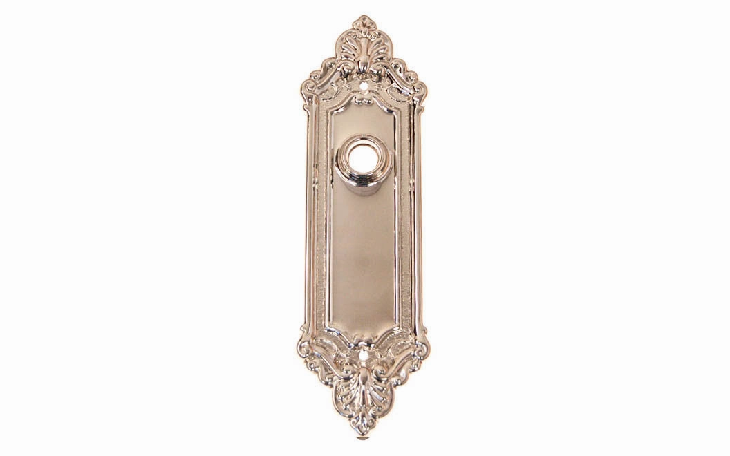 Ornate Brass Escutcheon Door Plate