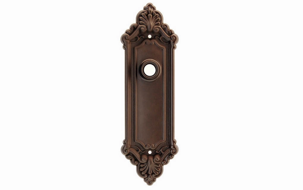 Ornate Brass Escutcheon Door Plate