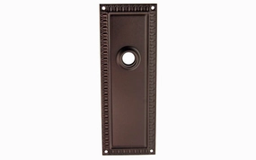 Ornate Brass Escutcheon Door Plate