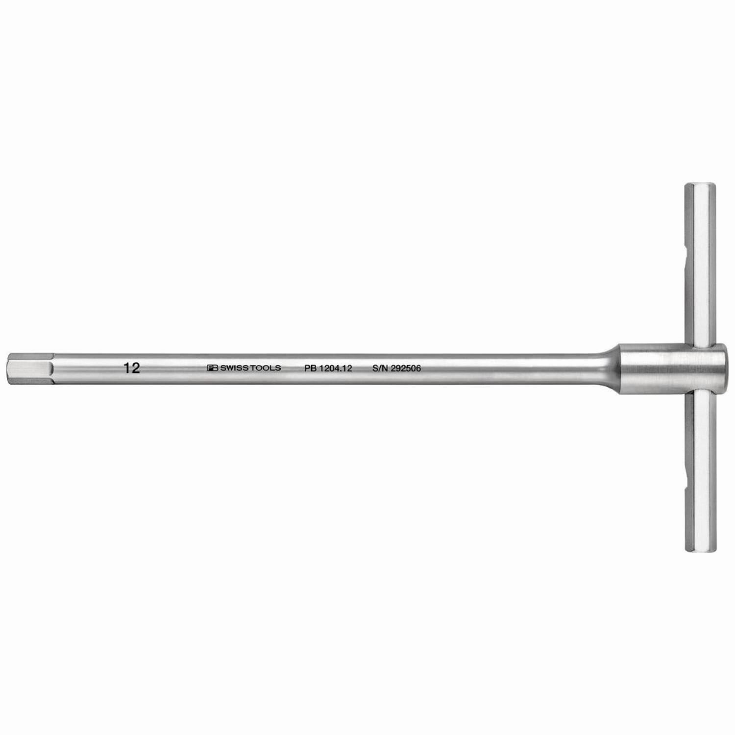 PB Swiss PB 1204.12 Hex Screwdriver with Sliding T-Handle, 12 mm, L - 300 mm