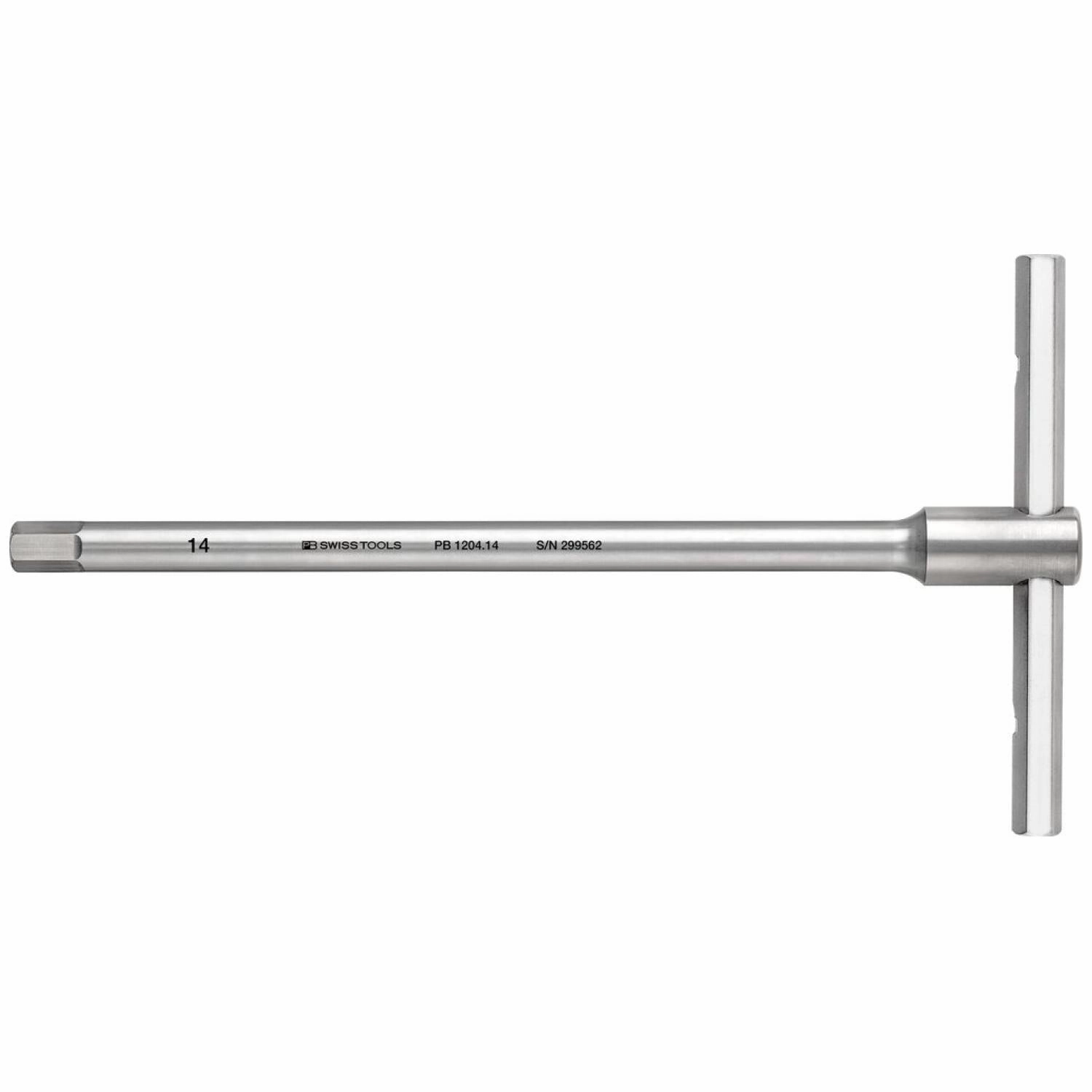 PB Swiss PB 1204.14 Hex Screwdriver with Sliding T-Handle, 14 mm, L - 330 mm