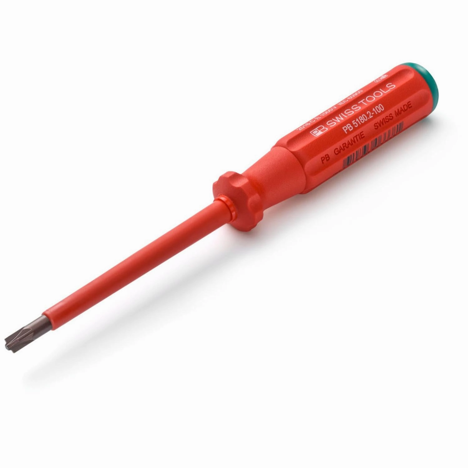 PB Swiss PB 5180.2-100 Screwdriver Pozidriv PZ2/SL 100 mm