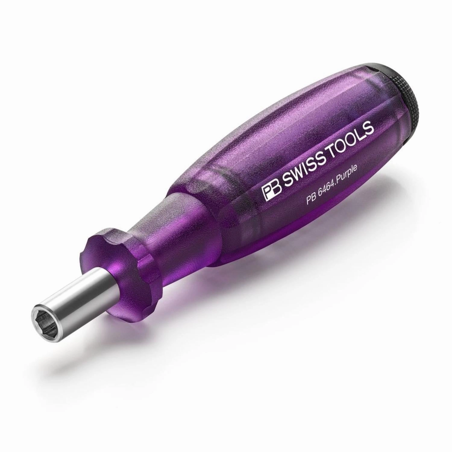 PB Swiss PB 6464.Purple Bit Holding Screwdriver with Magazine, Slotted, Phillips, TORX, 9 Pcs