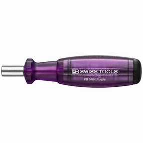 PB Swiss PB 6464.Purple Bit Holding Screwdriver with Magazine, Slotted, Phillips, TORX, 9 Pcs