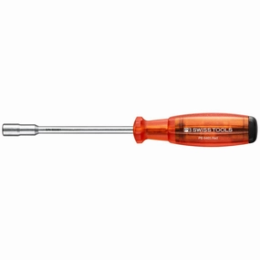PB Swiss PB 6465.Red Bit Holding Screwdriver with Magazine, Slotted, Phillips, TORX, 9 Pcs