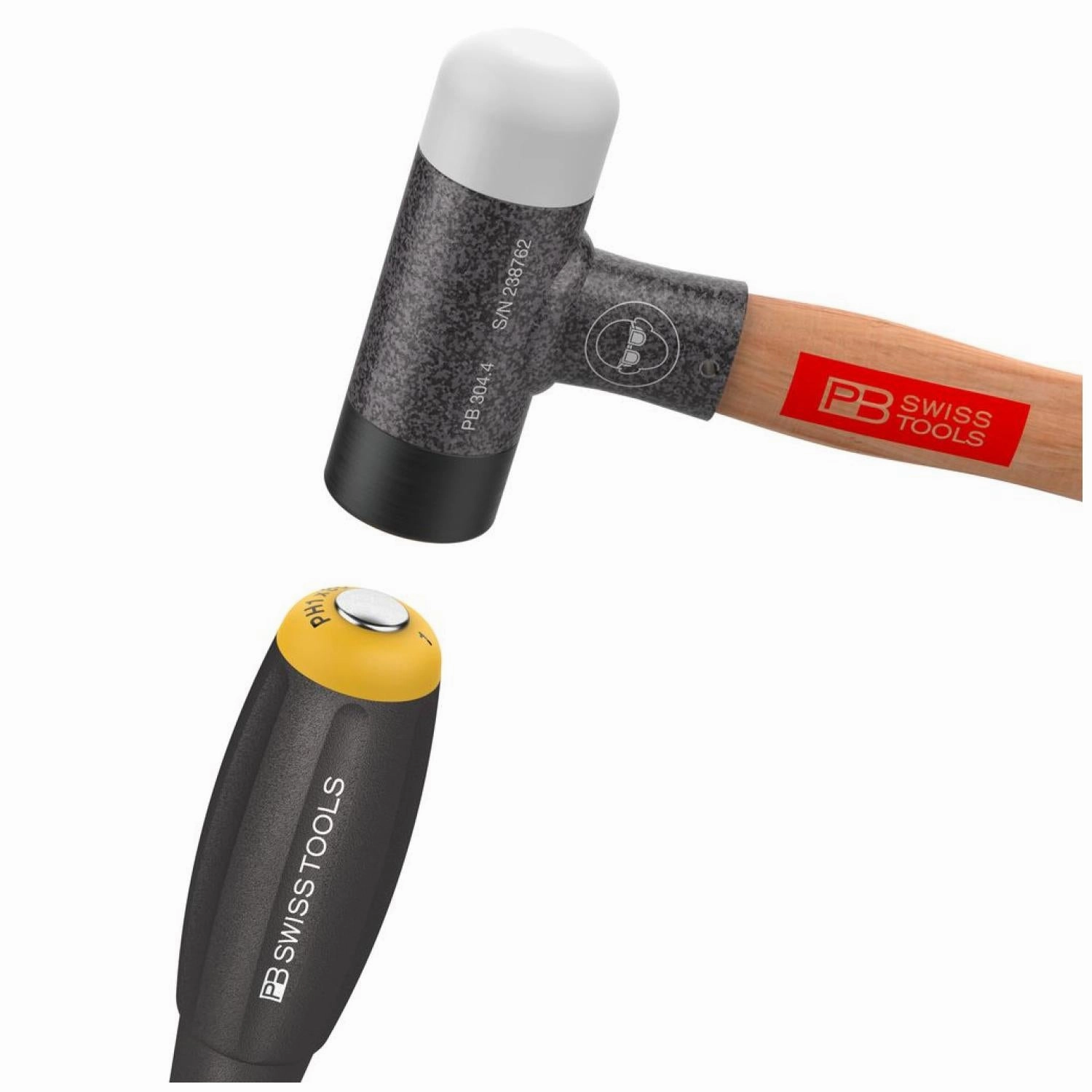 PB Swiss PB 8193.DN 2-100 Swiss Grip Screwdrivers with Hex Wrench for Phillips Screws, PH2 x 100 mm