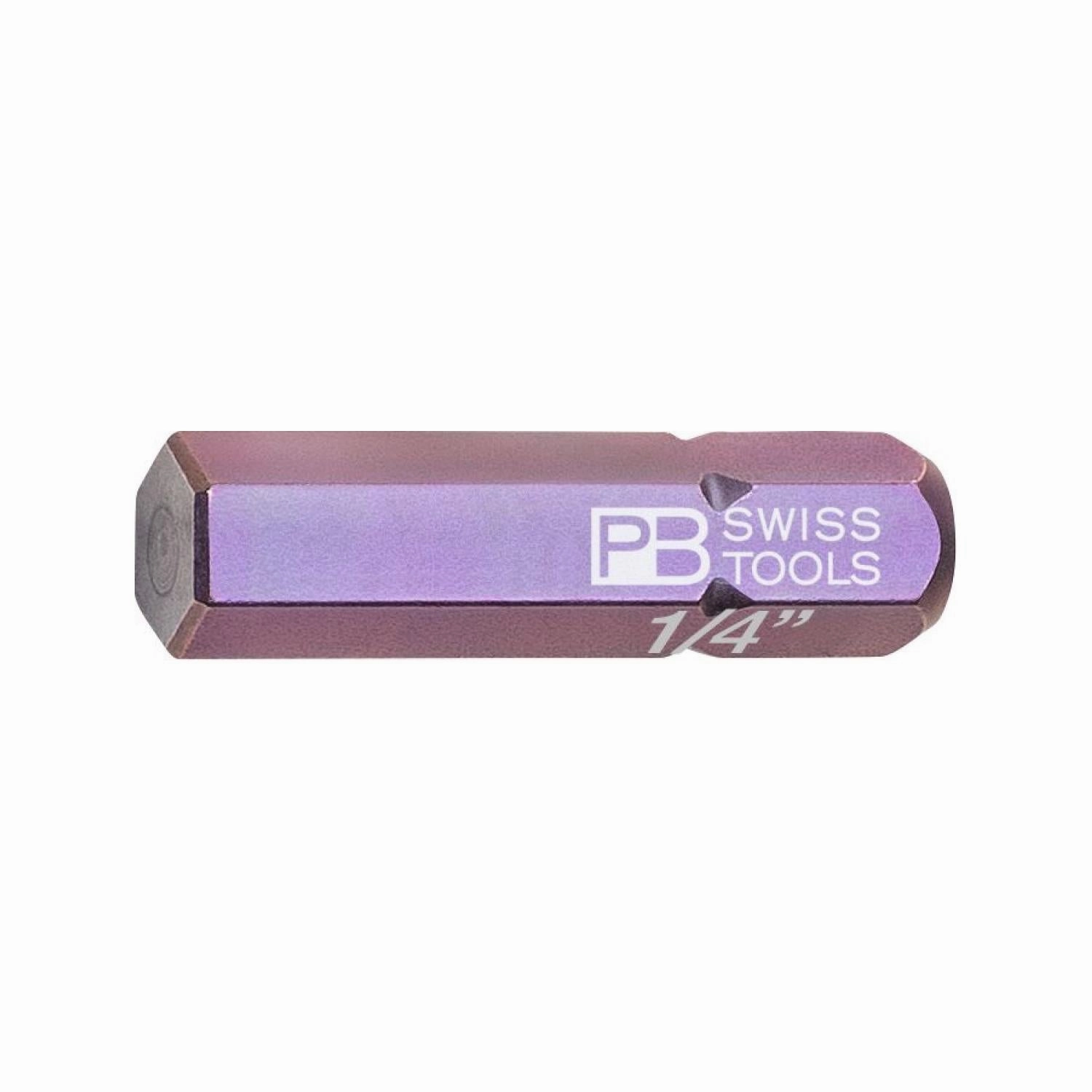PB Swiss PB C6.213Z-1/4 PrecisionBit, For Hexagon Socket Screws (Inch), L- 25 mm