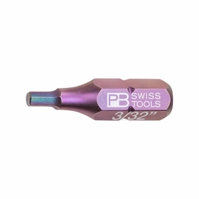 PB Swiss PB C6.213Z-3/32 Durable, Special tool Steel with attractive Plasma Coating for Corrosion Protection, L- 25 mm