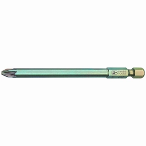 PB Swiss PB E6L.192/2 Long Blade Precision Bits For PoziDriv Screws, S - PZ2