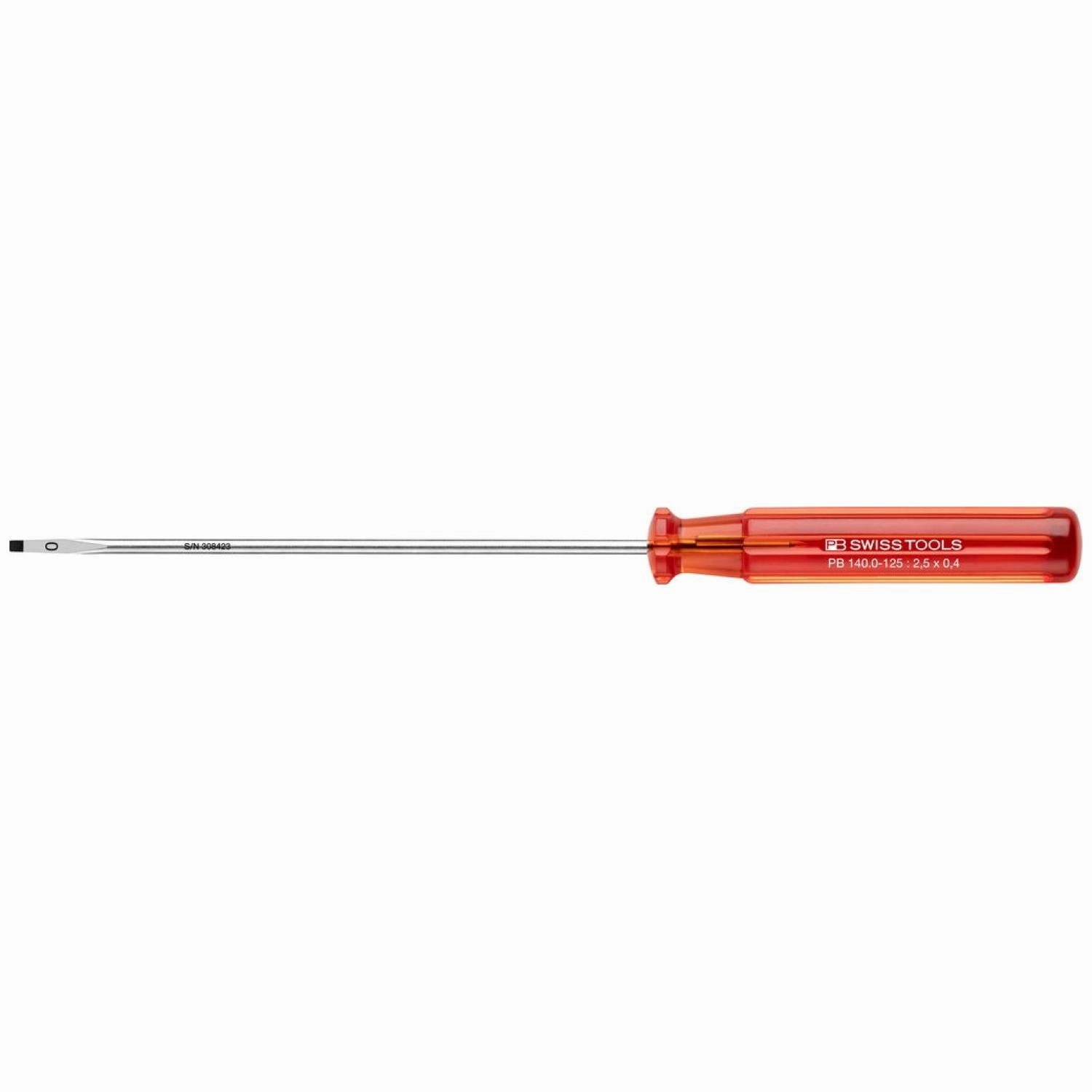 PB Swiss Tools PB 140.0-125 Slotted Classic Screwdriver 2.5mm x 125mm