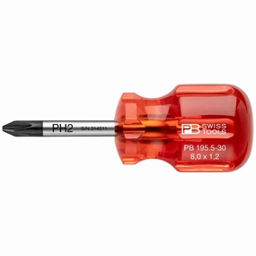 PB Swiss Tools PB 195.2-40 Phillips Classic Stubby screwdrivers PH2 x 40 mm