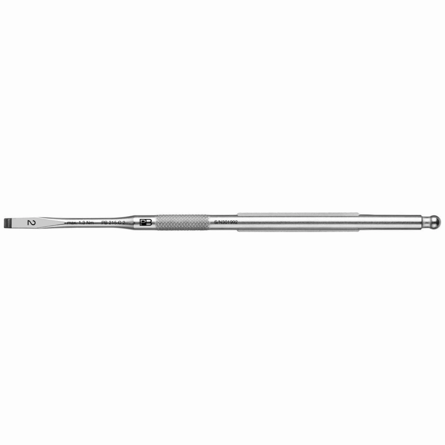 PB Swiss Tools PB 215.C 2 Interchangeable Blade For DigiTorque And MecaTorque Handles, SL 2 mm