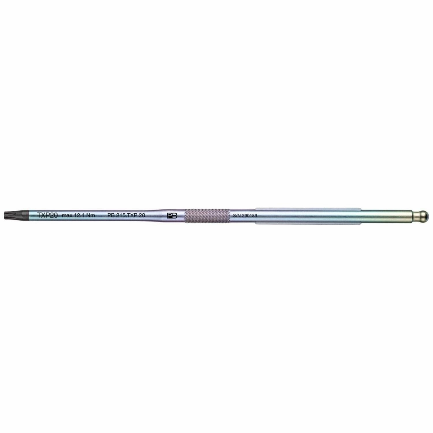 PB Swiss Tools PB 215.TXP 20 Interchangeable Blade, TORX, TXP20 x 190mm