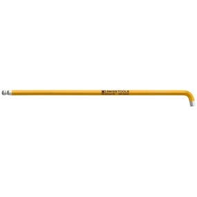 PB Swiss Tools PB 2212.L 4 YE Rainbow Key L-Wrenches Long, With Ball Point, 4 mm