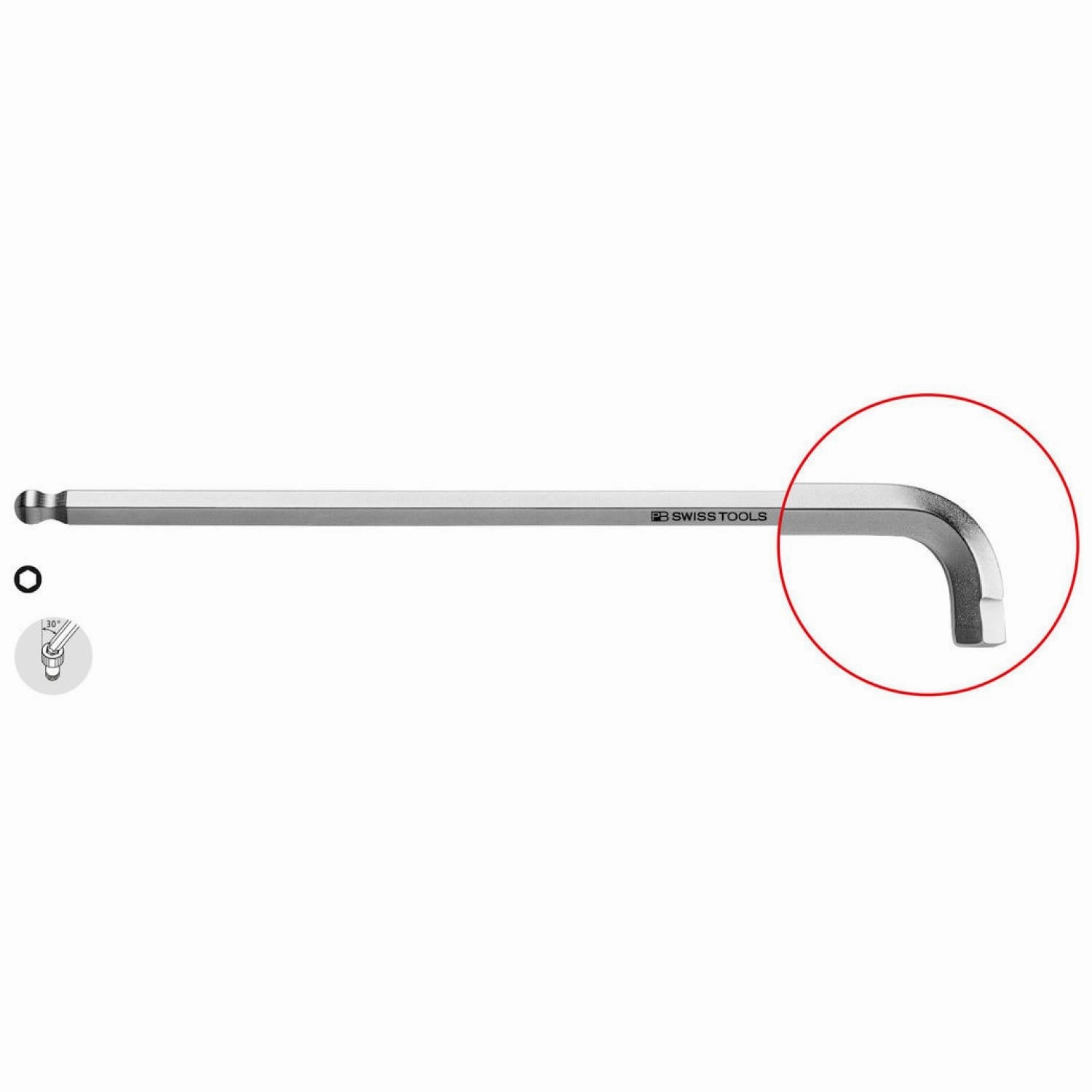 PB Swiss Tools PB 2222.L 8 90100 Key L-Wrenches, Hex