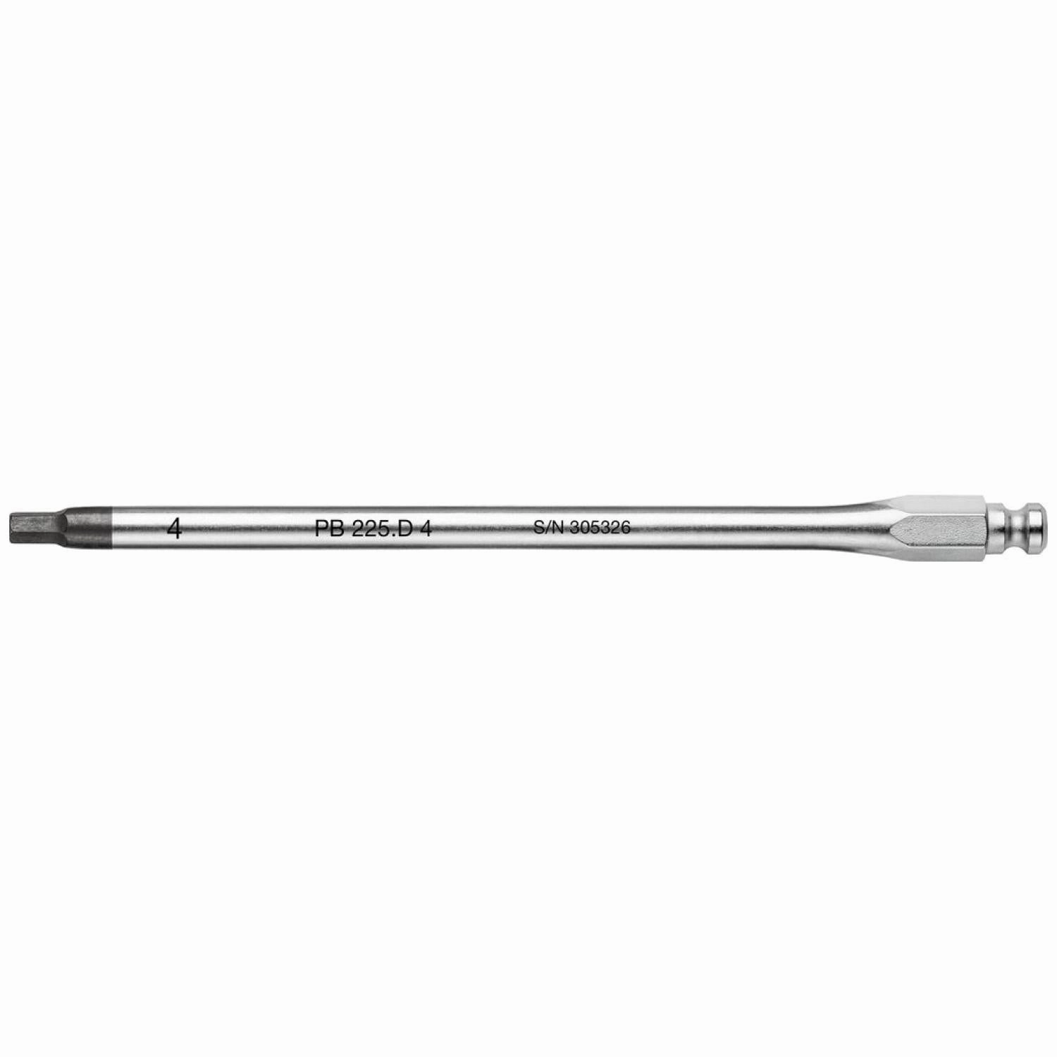 PB Swiss Tools PB 225.D 4 Interchangeable Blade, Inbus, 4mm x 140mm