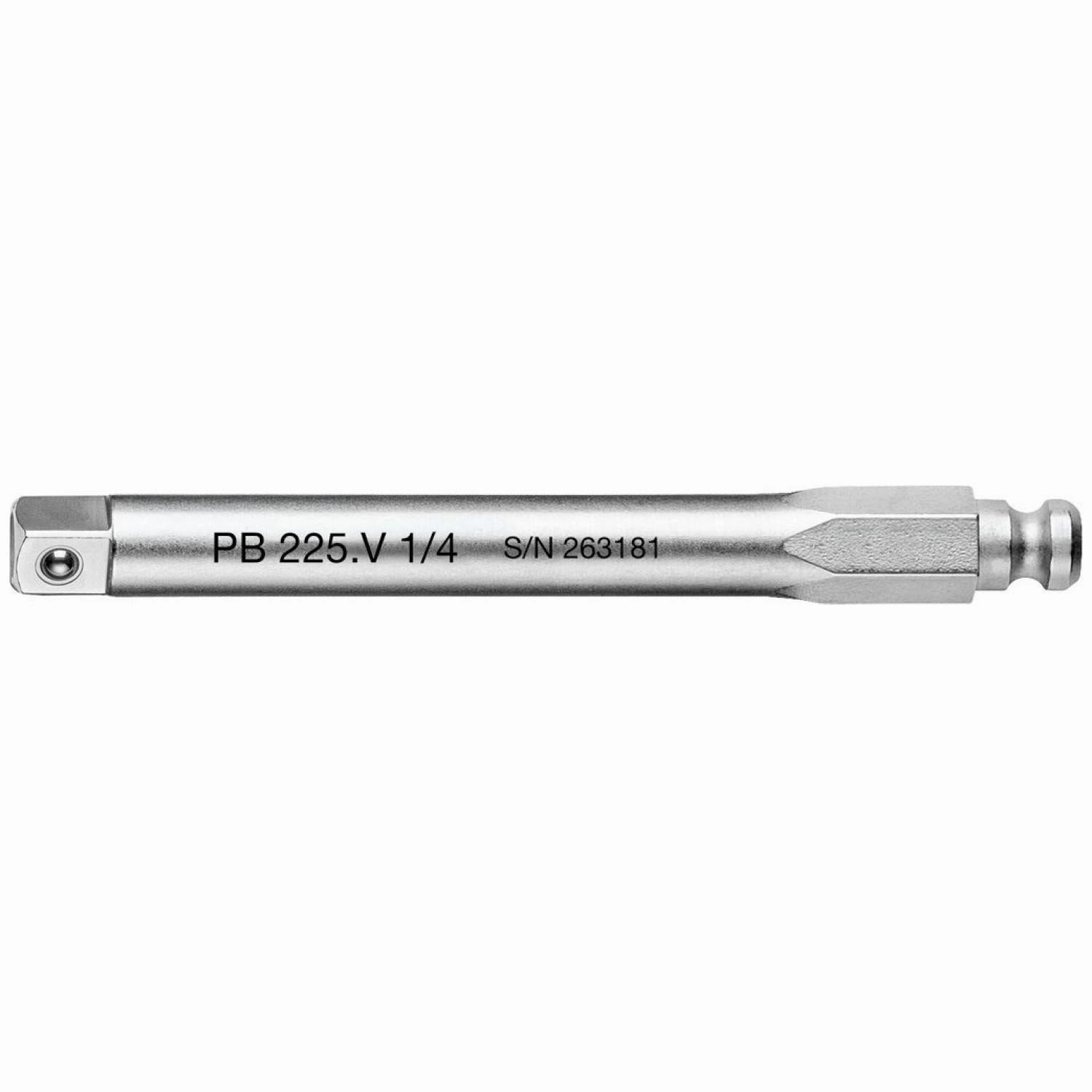 PB Swiss Tools PB 225.V 1/4 Interchangeable blade with 1/4 inch square drive, 80 mm