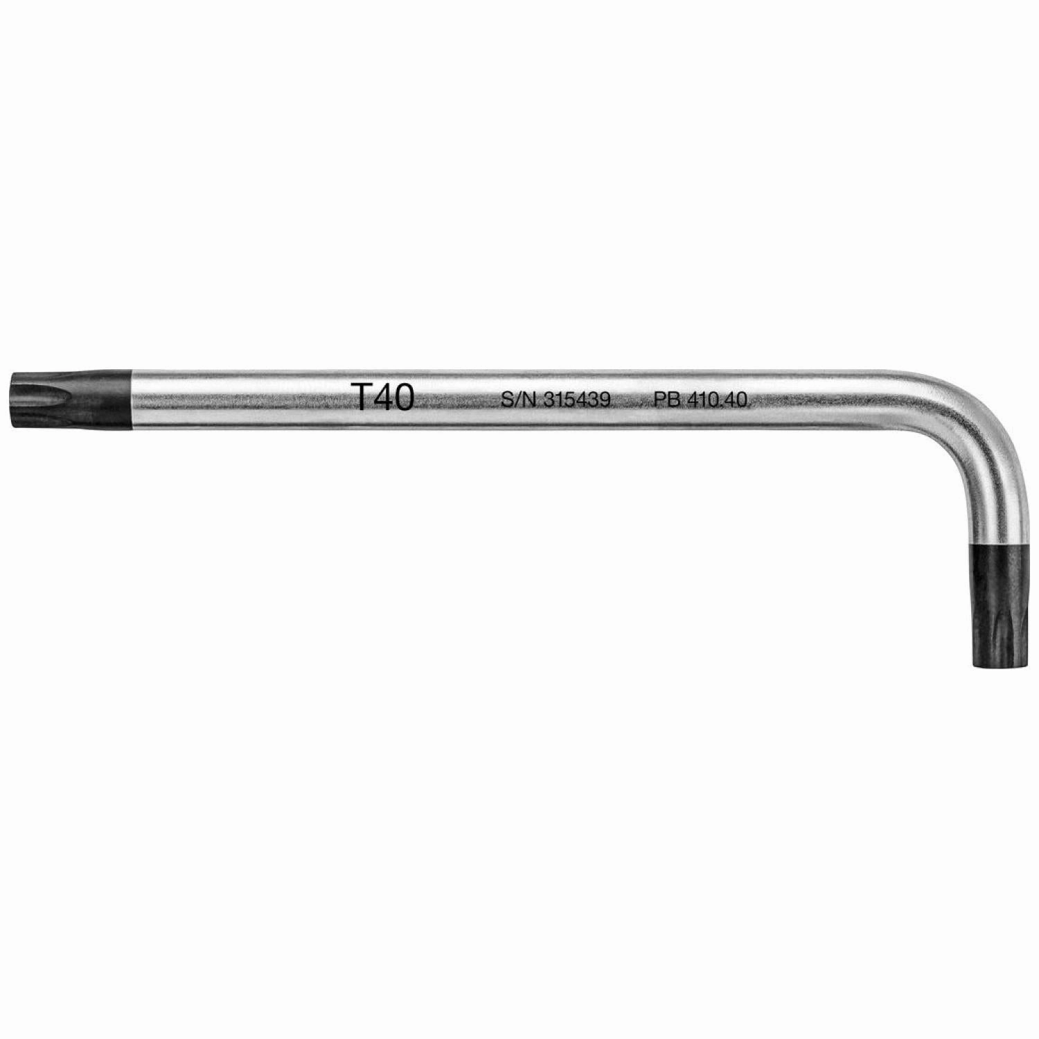 PB Swiss Tools PB 410.40 Key L- Wrenches For TORX-Screws - T40, L. 107 mm