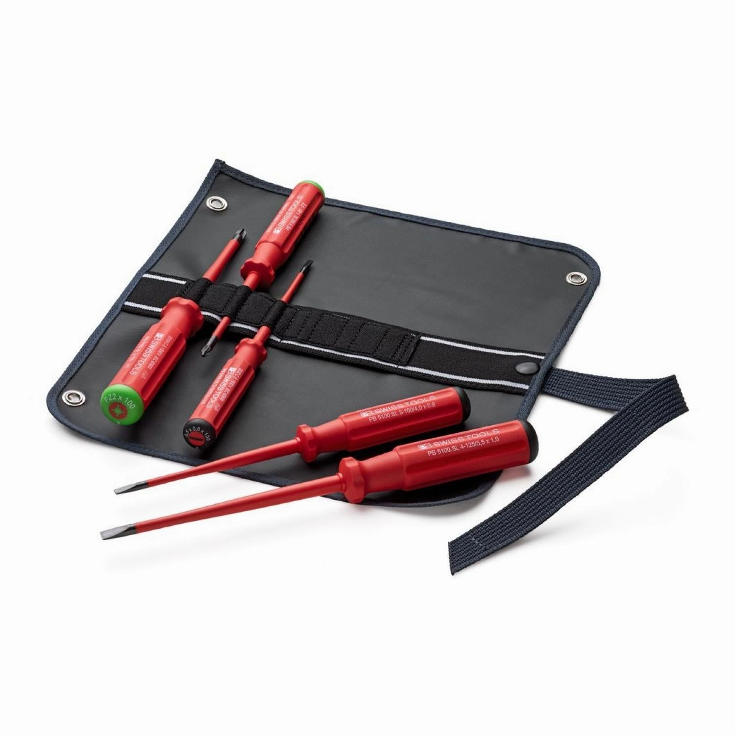PB Swiss Tools PB 5543 Classic VDE Screwdriver Set, Slim, 6pcs