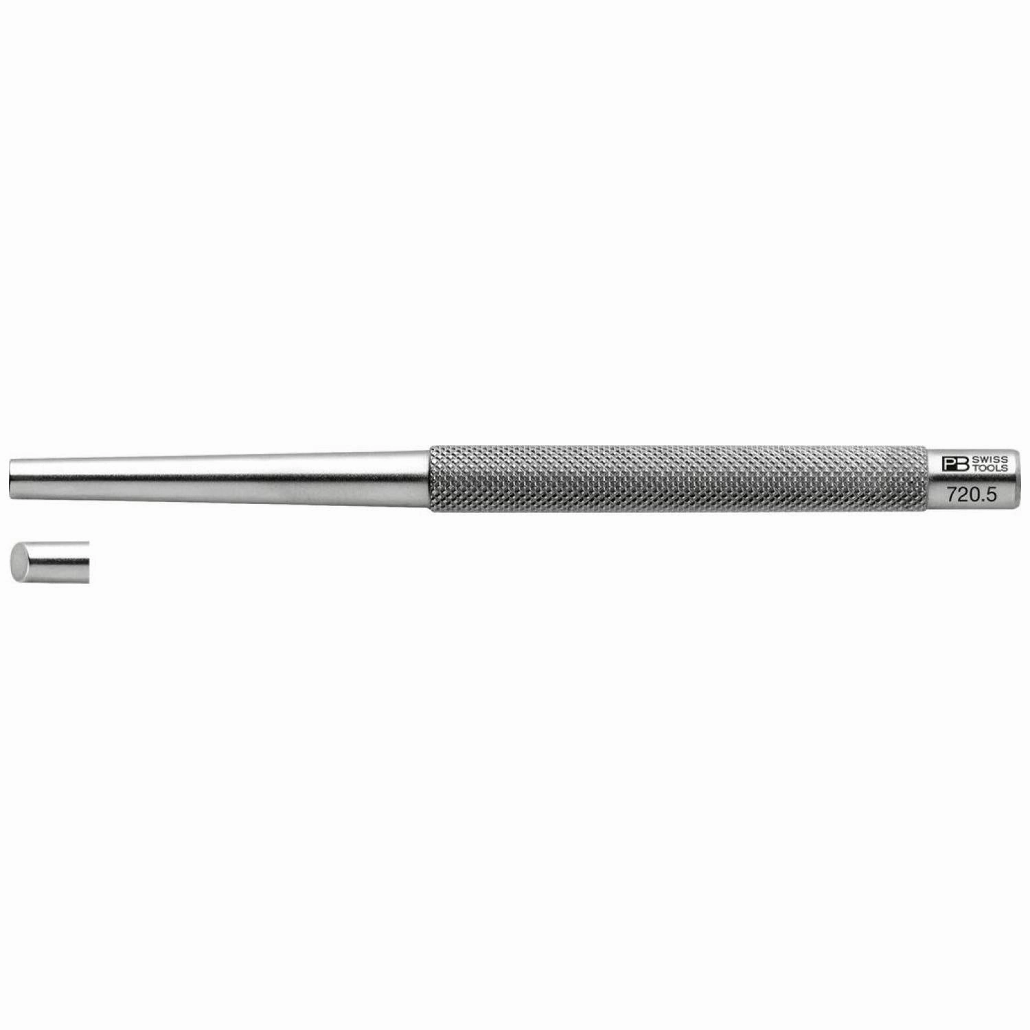 PB Swiss Tools PB 720.5 Safety drift punch, knurled, 5 mm